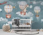 Hot Air Balloon Nursery Wallpaper - Image 3