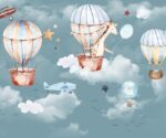 Hot Air Balloon Nursery Wallpaper - Image 2