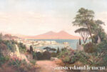 Italian Bay Panoramic Landscape Painting Mural -  Wallpaper - Image 2
