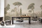 Italian Landscape Wallpaper Mural: Classical Ruins, Peel & Stick