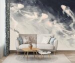 Large Koi Fish Wallpaper Mural - Image 2