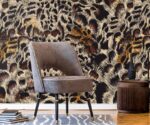 Leopard Print Wall Mural Abstract Animal  Wallpaper - Image 2