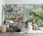 Dinosaur Wallpaper Jurassic Nursery - Image 4