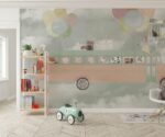 Cute Animals Bus Wallpaper  Kids room wallpaper  Child room mural - Image 2