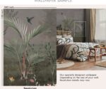 Tropical Palm Leaf Wallpaper Mural  Living Room Decor - Image 4