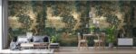 Medieval Tapestry Wallpaper: Scenic Forest Castle Mural, - Image 2