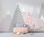 Mountain Nursery Wall Mural  Kids Wallpaper - Image 4