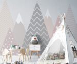 Mountain Nursery Wall Mural  Kids Wallpaper - Image 2