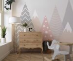 Mountain Nursery Wall Mural  Kids Wallpaper