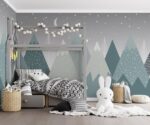 Mountain Nursery Wallpaper Mural  Kids Room Decor - Image 4