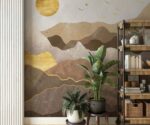 Mountain Nursery Wallpaper Self Adhesive Forest Wall Mural