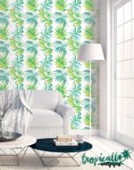 Palm Leaf Removable Wallpaper: Tropical Plant Wall Decor - Image 2