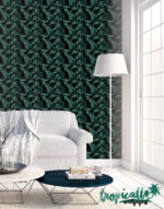 Palm Leaf Wallpaper: Tropical Jungle  Wall Decal - Image 2