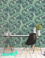 Palm Leaf Wallpaper: Tropical Jungle  Wall Decal - Image 2