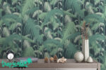 Palm Leaf Wallpaper: Tropical Jungle  Wall Decal