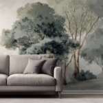 Panoramic Trees Wall Mural Landscape - Image 2
