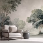 Panoramic Trees Wall Mural Landscape - Image 3