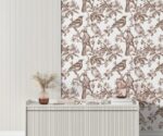 Pastel Chinoiserie Bird Wallpaper - Image 3