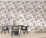 Pastel Chinoiserie Bird Wallpaper - Image 4
