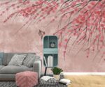 Pastel Rose Chinoiserie Wallpaper - Image 3