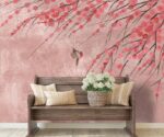 Pastel Rose Chinoiserie Wallpaper - Image 2