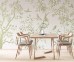 Pastel  Chinoiserie Wallpaper Bedroom - Image 2
