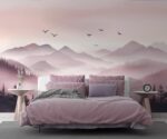 Pastel Mountain Wallpaper Mural - Image 4