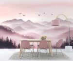 Pastel Mountain Wallpaper Mural