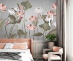 Pastel Watercolor Chinoiserie Wallpaper - Image 2