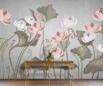 Pastel Watercolor Chinoiserie Wallpaper