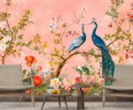 Peacock Wallpaper Chinoiserie