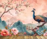 Peacock Wallpaper Mural