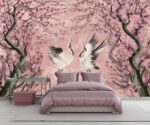 Pink Chinoiserie Wallpaper