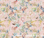 Pink Floral Wallpaper: Watercolor Flowers & Butterfly Mural () - Image 3
