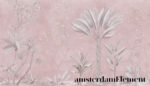 Pink Palm Tree Wallpaper: Tropical Chinoiserie  Mural
