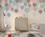 Pastel Balloons Nursery Print Colorful Child Room Decor - Image 4