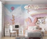 Hot Air Balloon Kids Room Wallpaper Mural