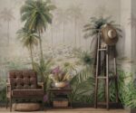 Tropical Trees Wallpaper Botanical - Image 2