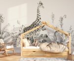 Safari Jungle Animals Wallpaper Kids Room Decor - Image 4