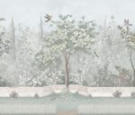 Spring Garden Floral Wallpaper Mural:  Livia Fresco