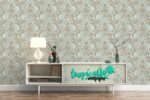 Squirrel & Forest Plants Removable Wallpaper - Exotic Wall Sticker - Image 2