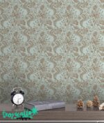 Squirrel & Forest Plants Removable Wallpaper - Exotic Wall Sticker