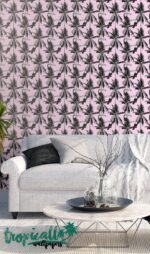 Toucan Palm Tree Wallpaper -  Wall Decal - Image 2