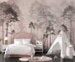 Trees Wallpaper Mural  Forest Wall Art - Image 4