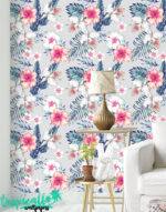 Tropical Floral Wallpaper: Monstera, Palm, Banana Leaves - - Image 2