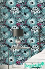 Tropical Flower  Wallpaper: Exotic Plant Wall Decor