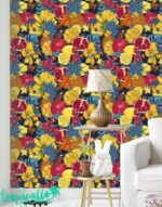 Tropical Fruit Wallpaper:  Floral Bird Wall Decal - Image 2