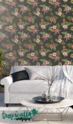 Tropical Leaves  Wallpaper: Exotic Floral Wall Decor - Image 2
