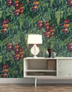 Tropical Palm Leaf Wallpaper:  Jungle Wall Decal - Image 2