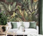 Tropical Palm Leaf Wallpaper  Jungle Wall Mural